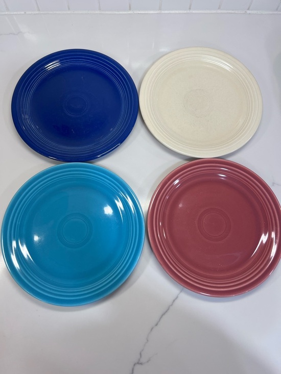 Fiesta Other - Vintage Original Fiesta Dinnerware 7.5 Inch Salad Plates Multicolor Set